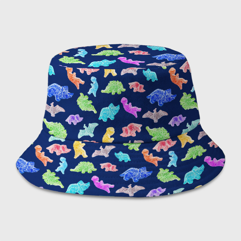 Sour Gummy Dinosaurs Geek Bucket Hat