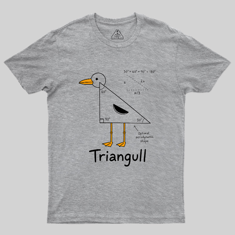 Triangull Geometry Seagull Geek T-Shirt