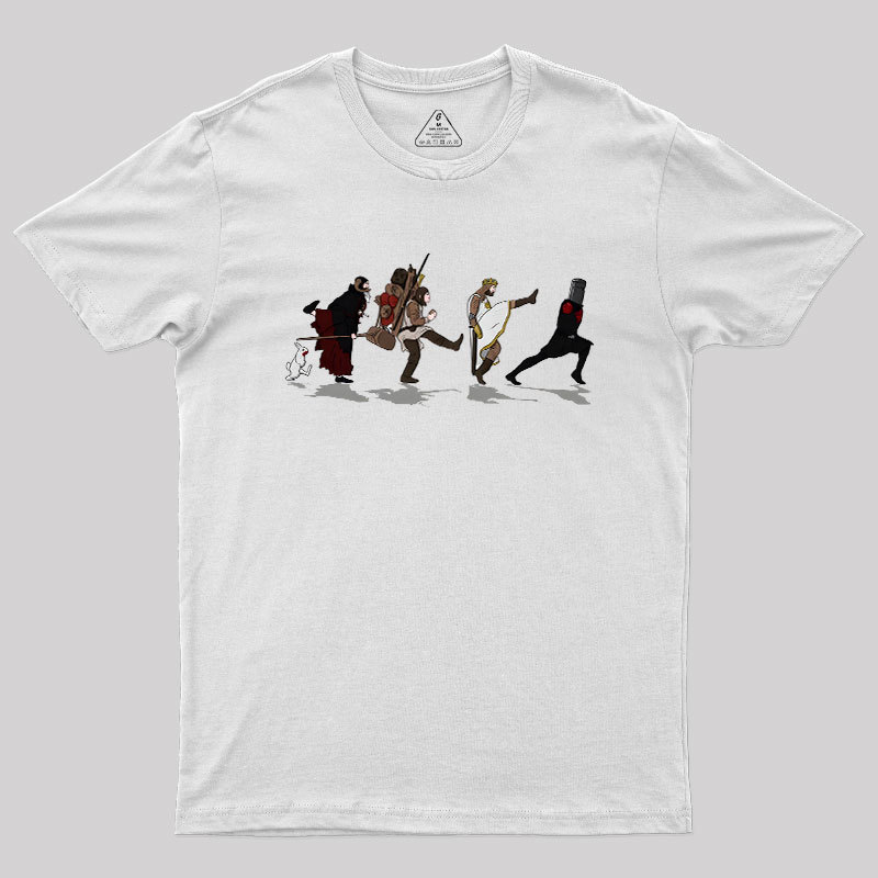 Walking Towards the Grail Geek T-Shirt