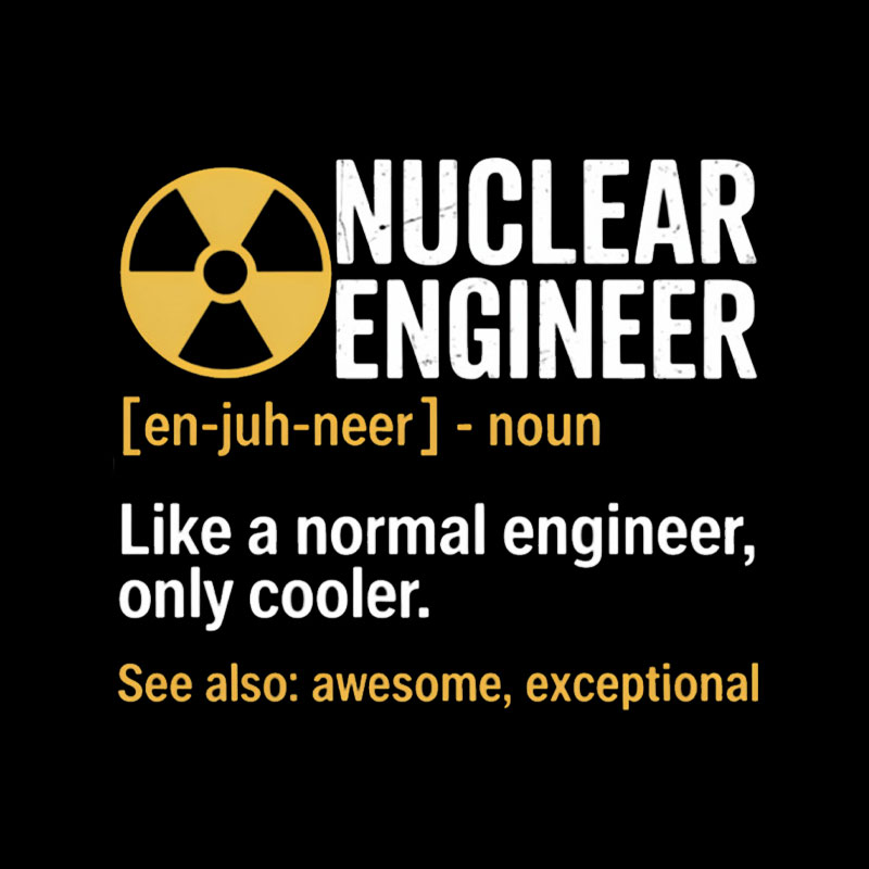 Nuclear Engineering Radioactive Chernobyl Geek T-Shirt