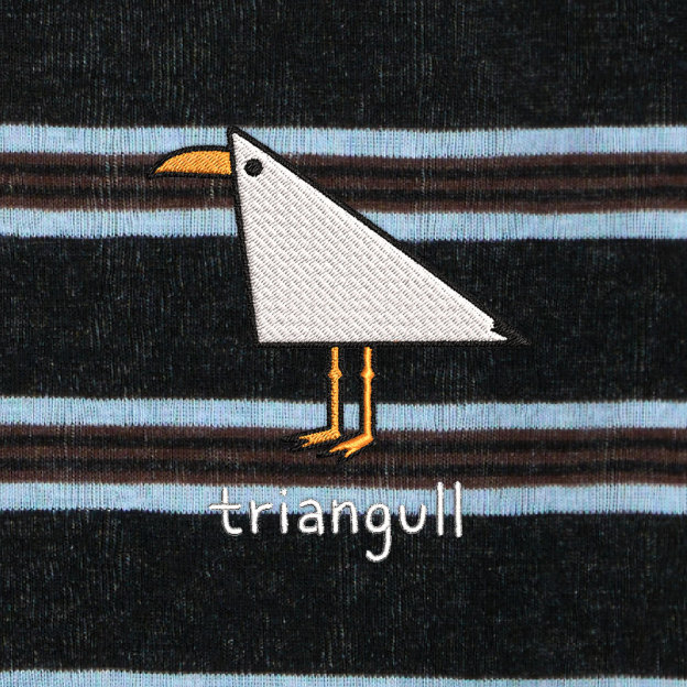 Triangull Lycra Striped Embroidered Long-Sleeve Shirts