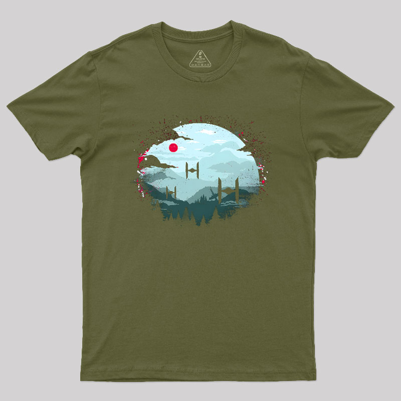 Tie Fighters At Dawn Geek T-Shirt