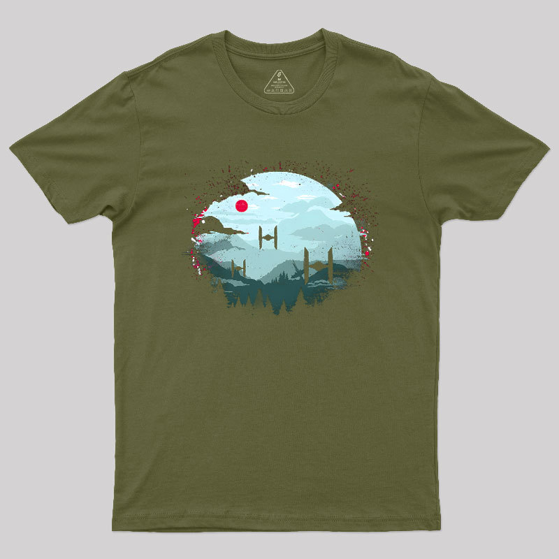 Tie Fighters At Dawn Geek T-Shirt