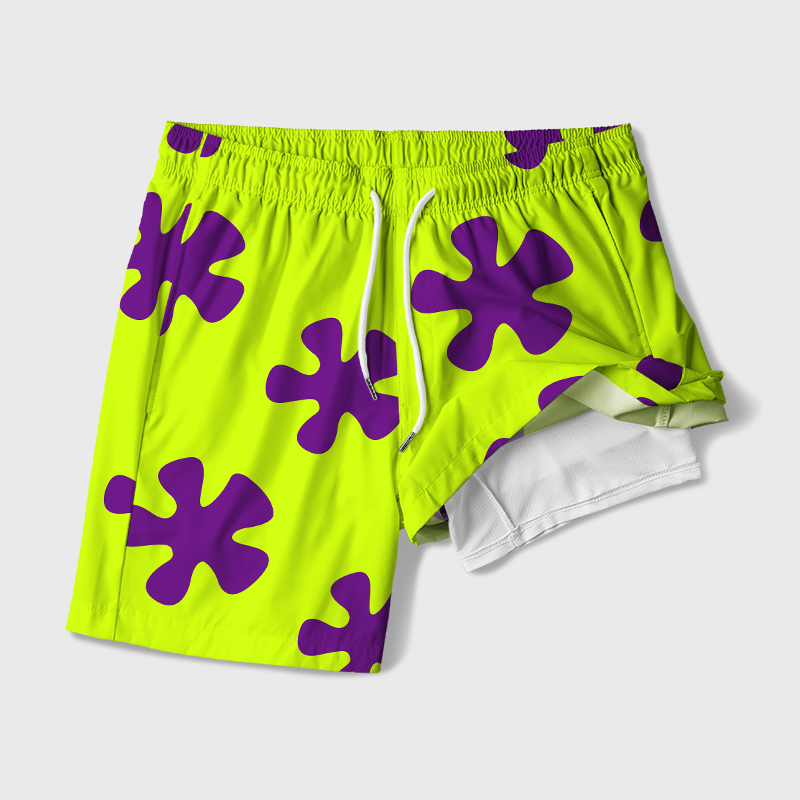 Underwater Beach Starfish Endorsement Geek Hawaiian Swim Trunks