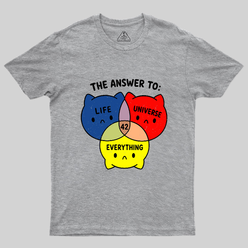 The Answer To Everything 42 Geek T-Shirt