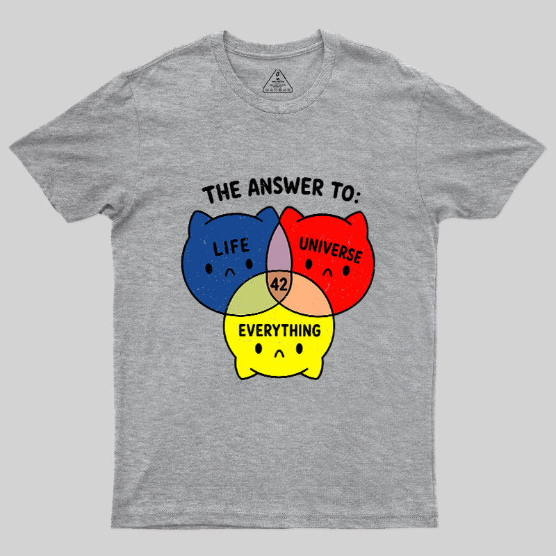 The Answer To Everything 42 Geek T-Shirt