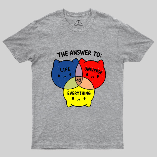 The Answer To Everything 42 Geek T-Shirt