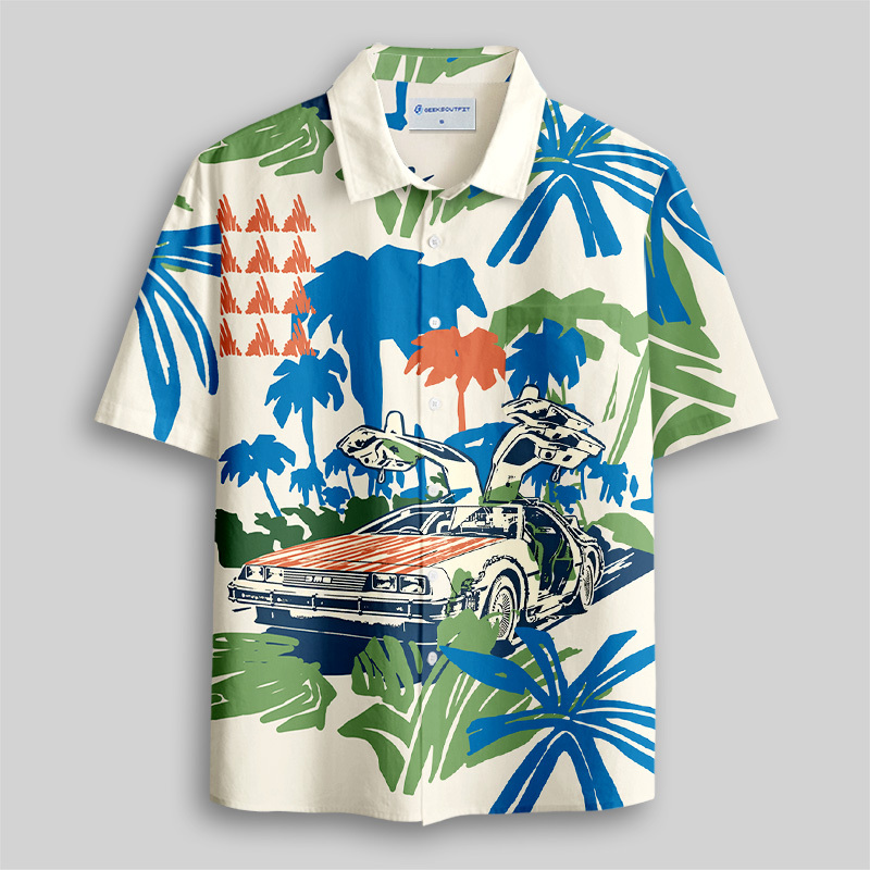 Go To The Future Button Up Pocket Shirt