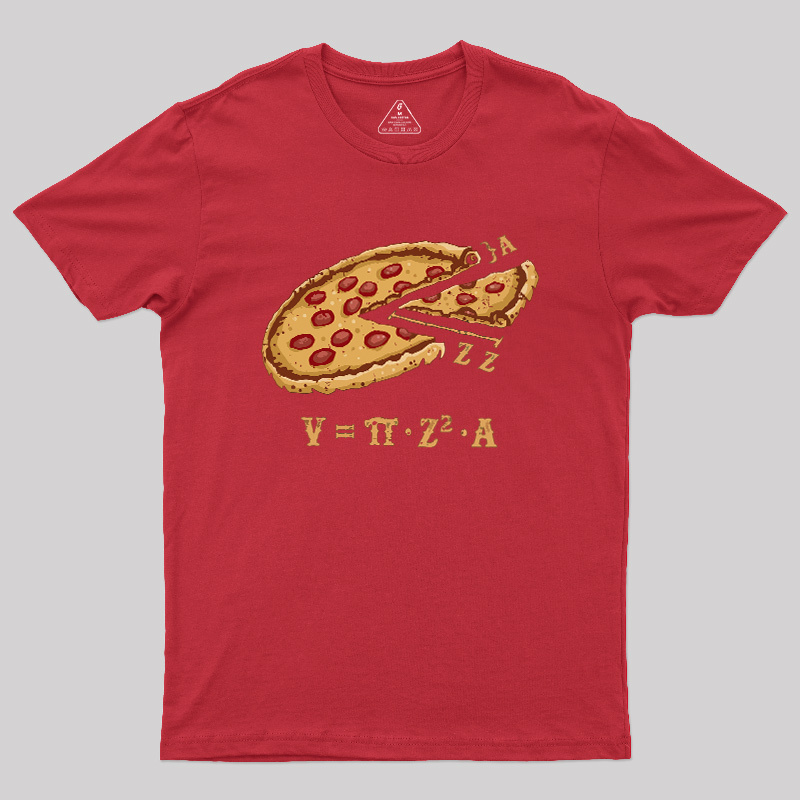 The Volume of Pizza Geek T-Shirt