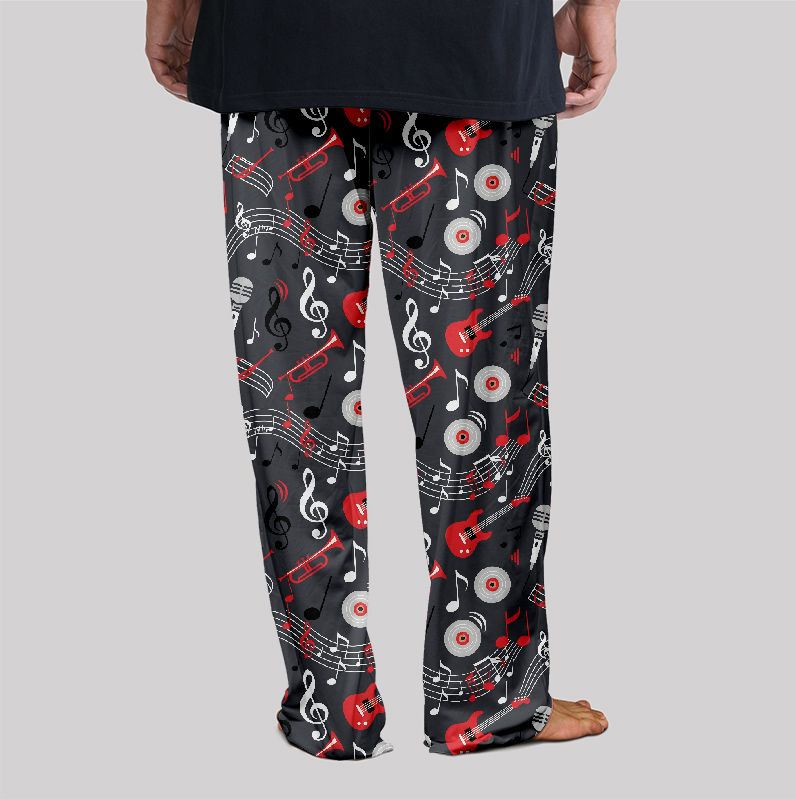 Melody Symphony Print Geek Loungewear Pants