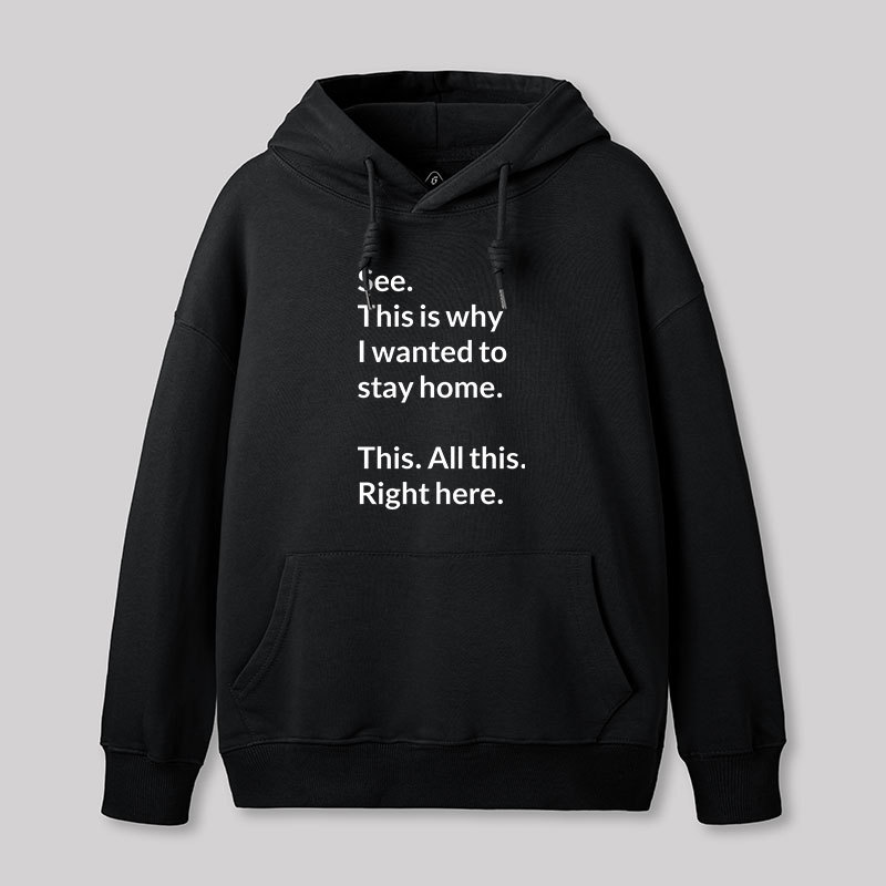 Stay Home Geek Hoodie