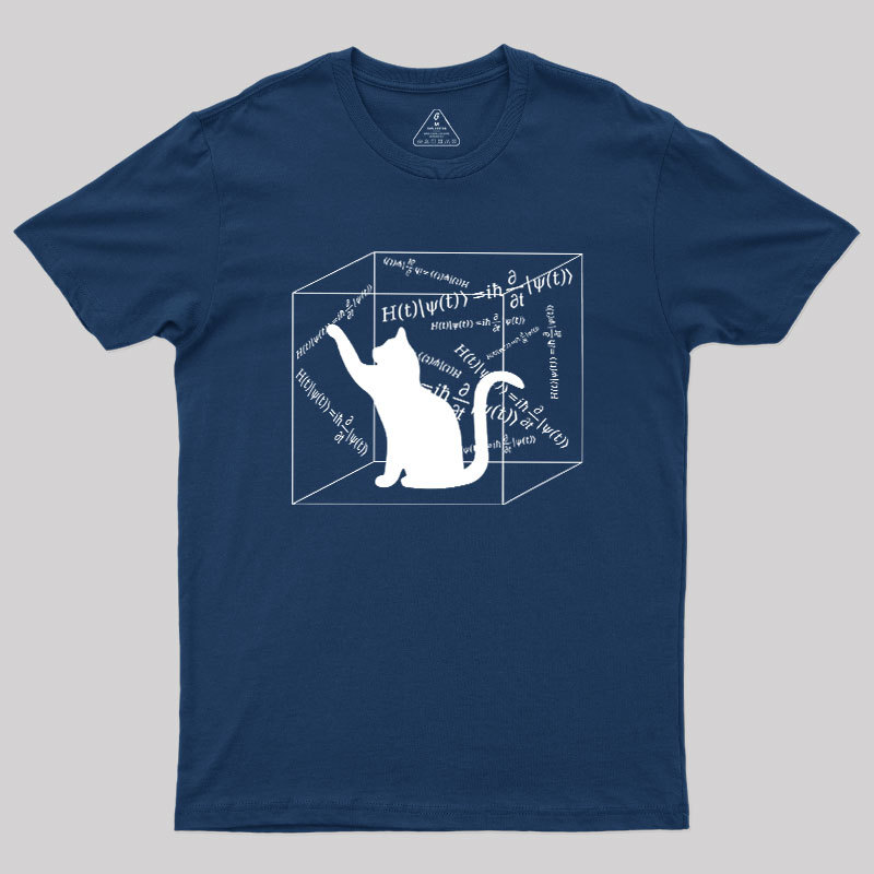 Schrodinger Cat In The Box Geek T-Shirt