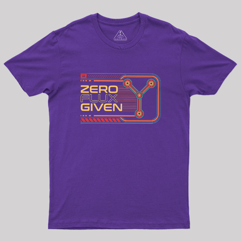 Zero Flux Given Retro Tech Geek T-Shirt