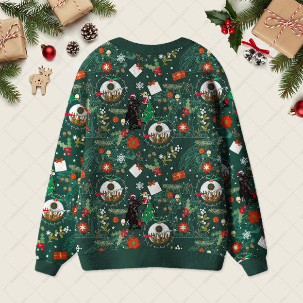 Christmas Scifi Wars Master Geek Ugly Cardigan Sweaters 