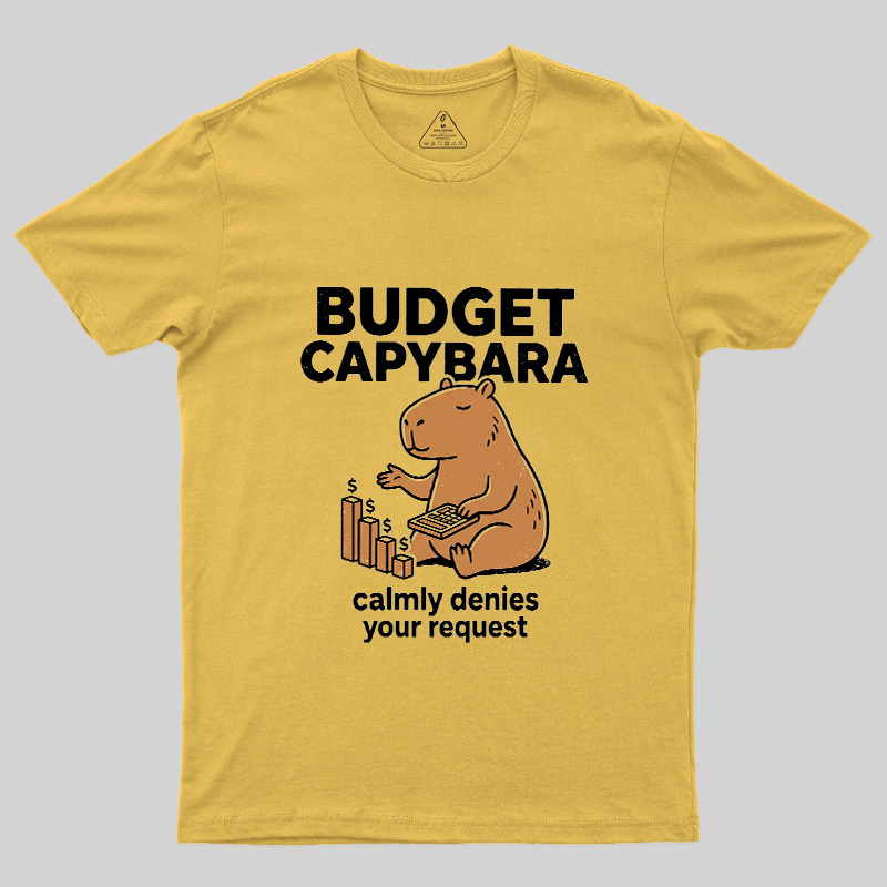 Budget Capybara Geek T-Shirt