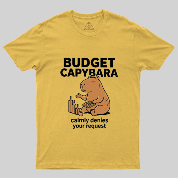 Budget Capybara Geek T-Shirt