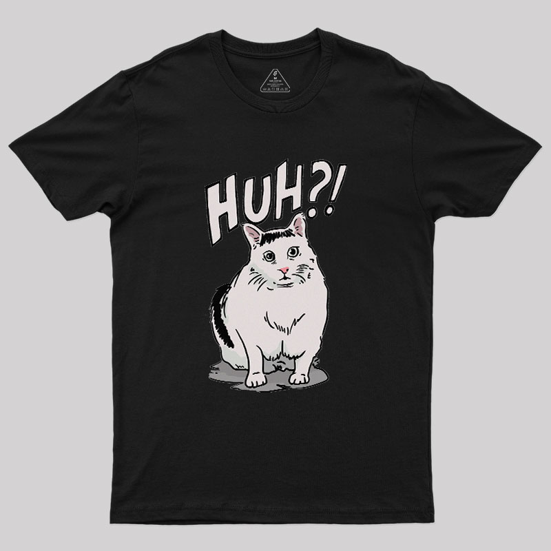 Huh Cat Geek T-Shirt