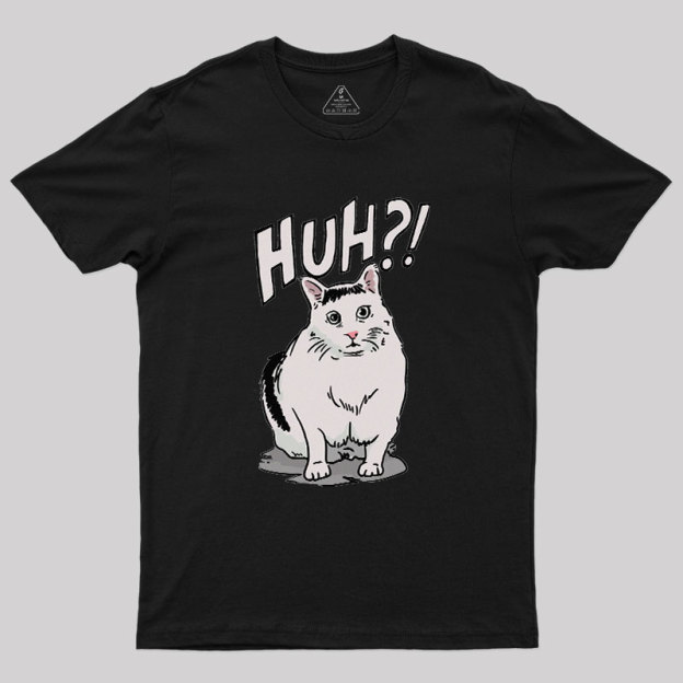 Huh Cat Geek T-Shirt