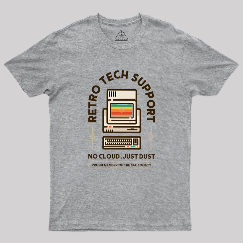 Retro Tech Support Geek T-Shirt