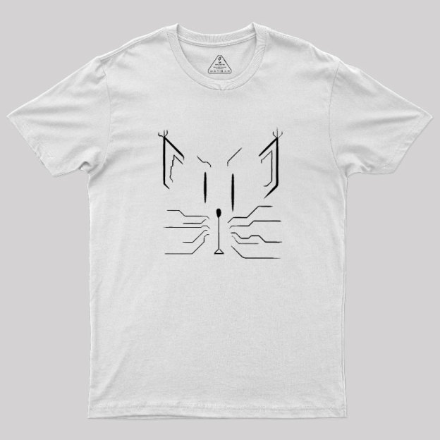 Cats Lines Cat Geek T-Shirt