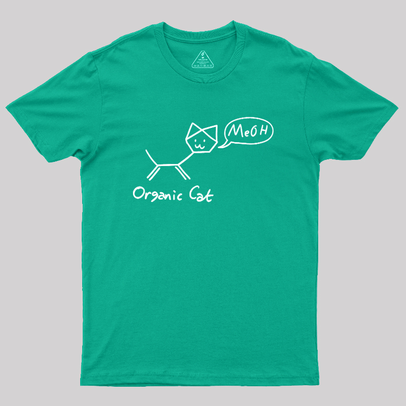 Organic Cat Funny Geek T-Shirt