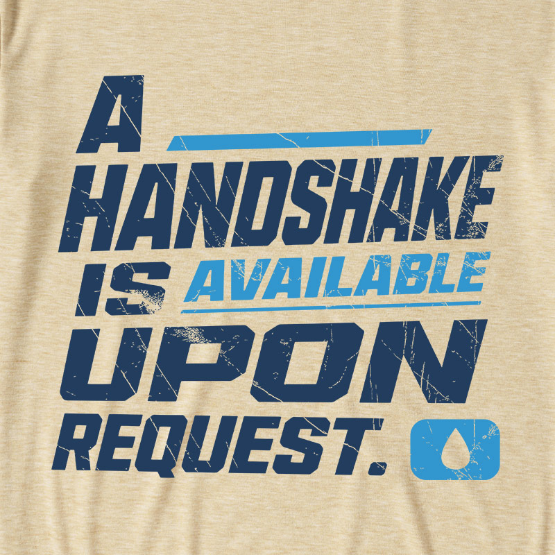 Handshake on Demand Ultra Soft Heather Tee