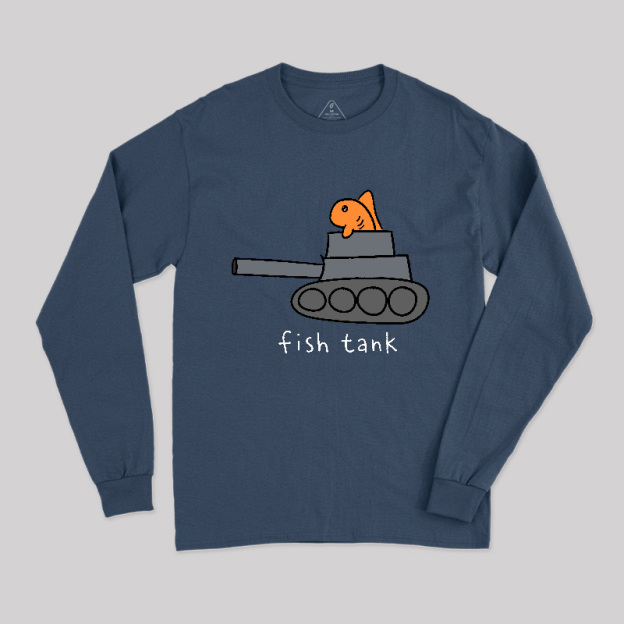Fish Tank Geek Long Sleeve T-Shirt