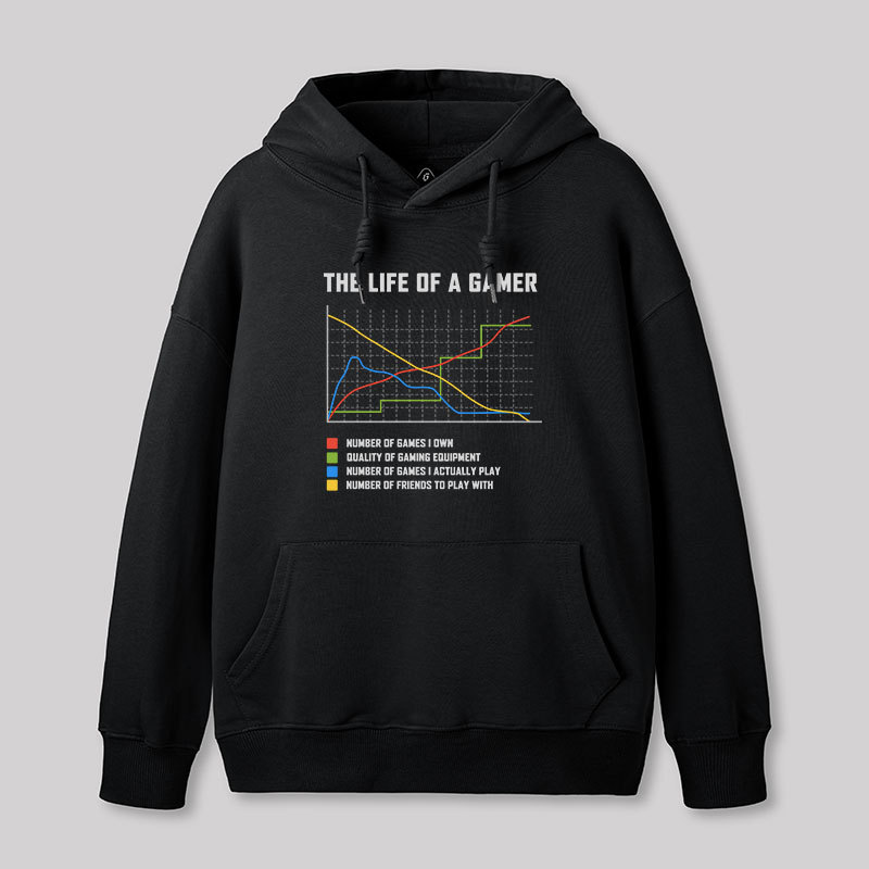 The Life Of A Gamer Geek Hoodie