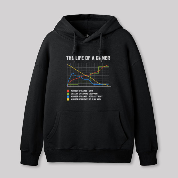 The Life Of A Gamer Geek Hoodie