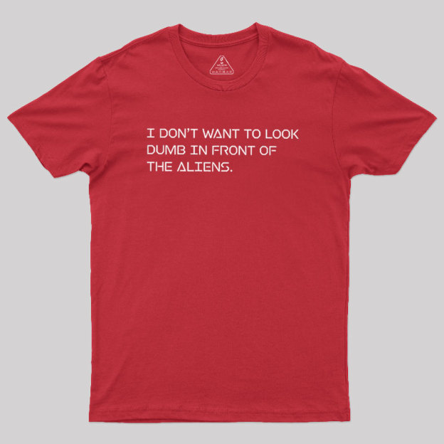 Alien Etiquette Geek T-Shirt