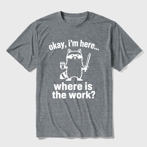 Tiny Hero Big Workload Ultra Soft Heather Tees