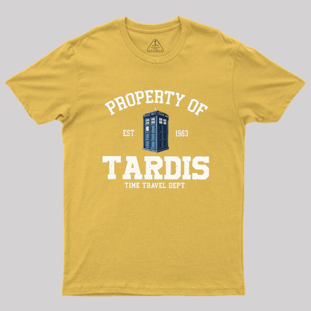Property of Tardis Geek T-Shirt