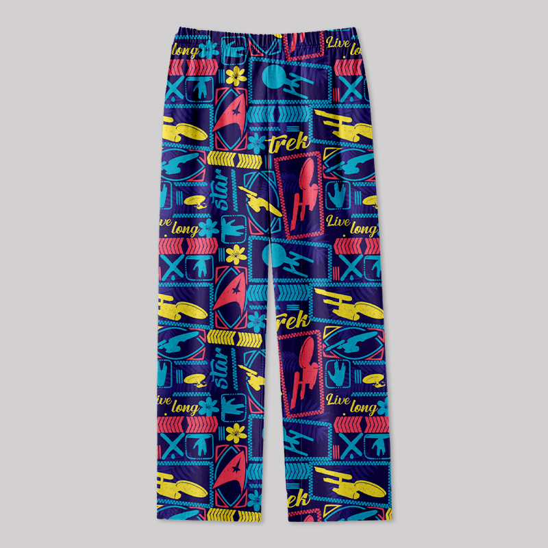 Cosmic Voyage Cool Universe Geek Loungewear Pants