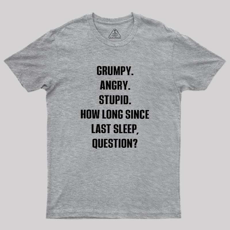 System Error Low Sleep Detected Geek T-Shirt