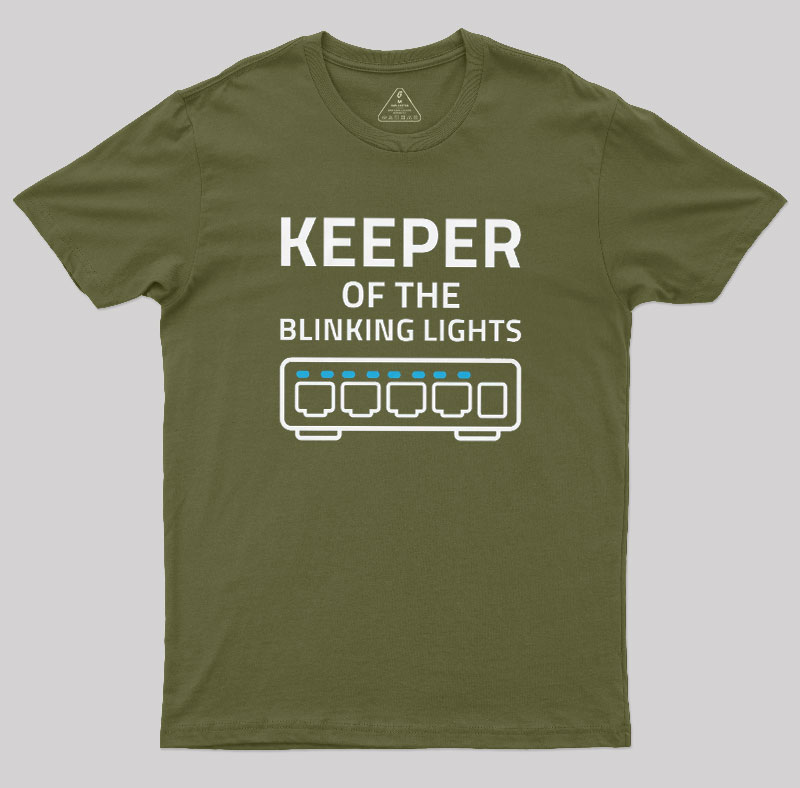 Keeper of the Blinking Lights Geek T-Shirt