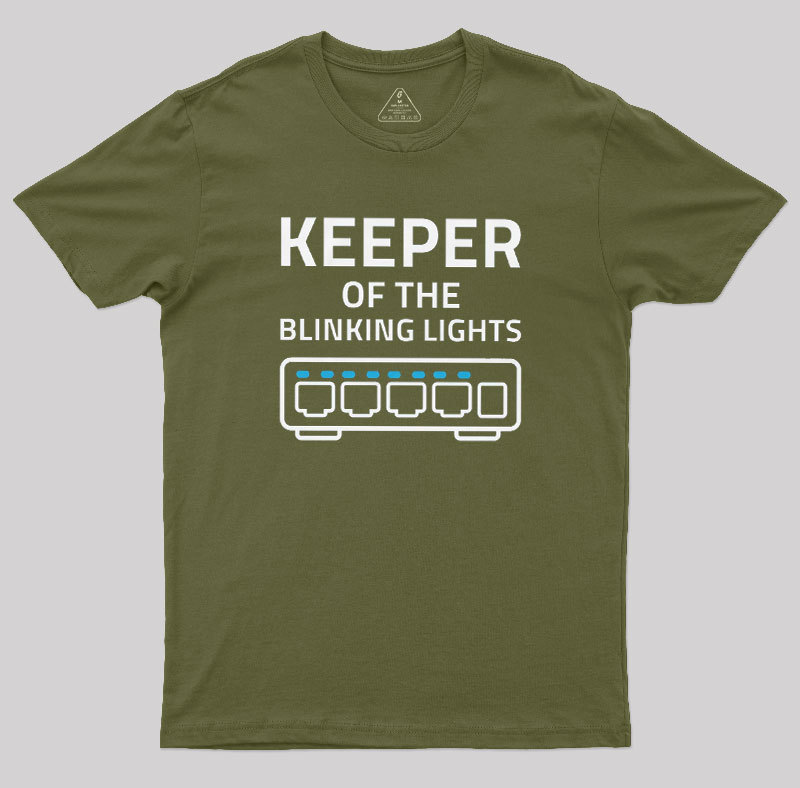 Keeper of the Blinking Lights Geek T-Shirt