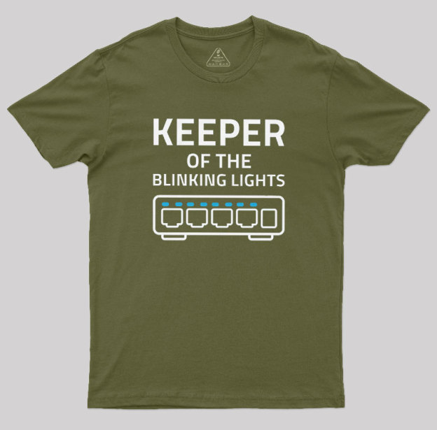 Keeper of the Blinking Lights Geek T-Shirt