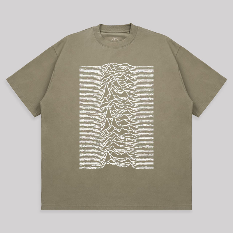 Unknown Pleasures Unisex Oversized T-shirt