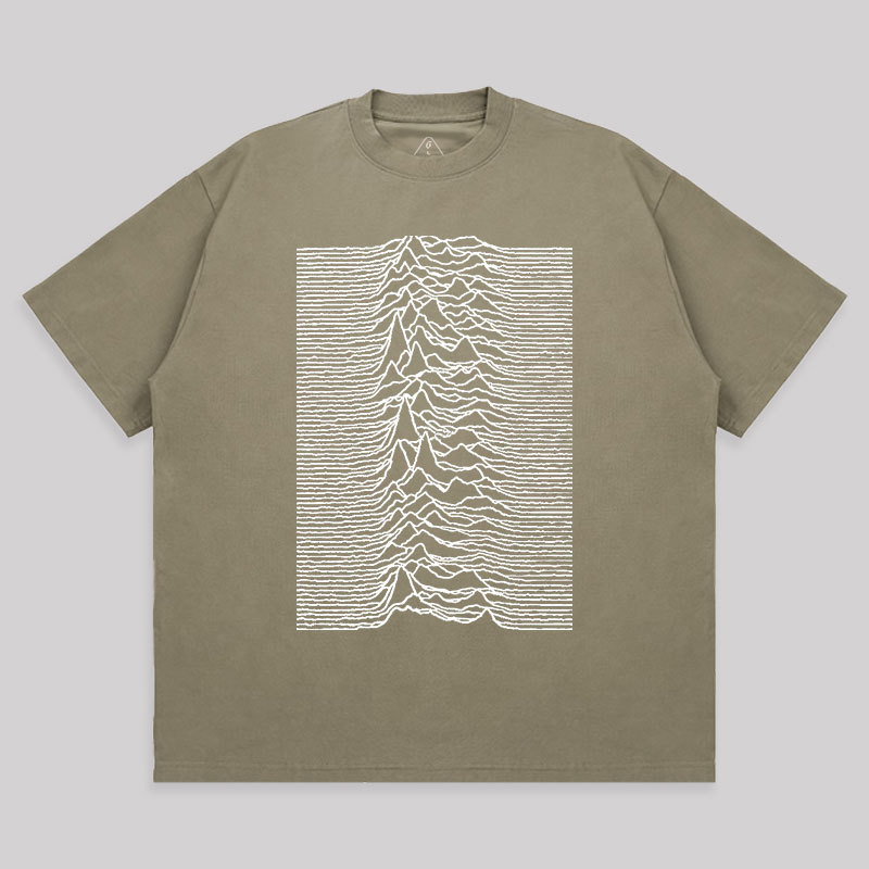 Unknown Pleasures Unisex Oversized T-shirt
