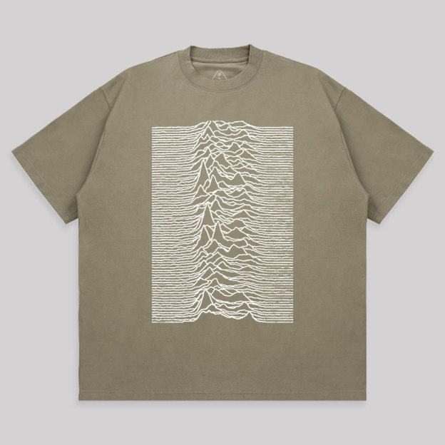 Unknown Pleasures Unisex Oversized T-shirt