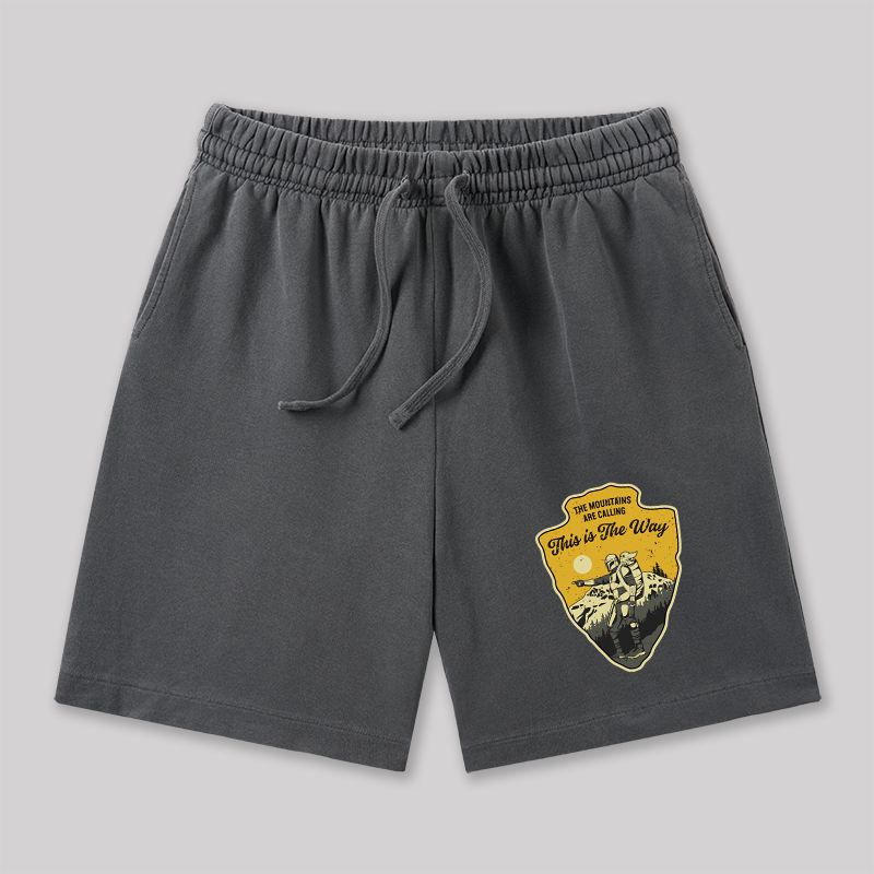 This is the Way Geeky Washed Shorts