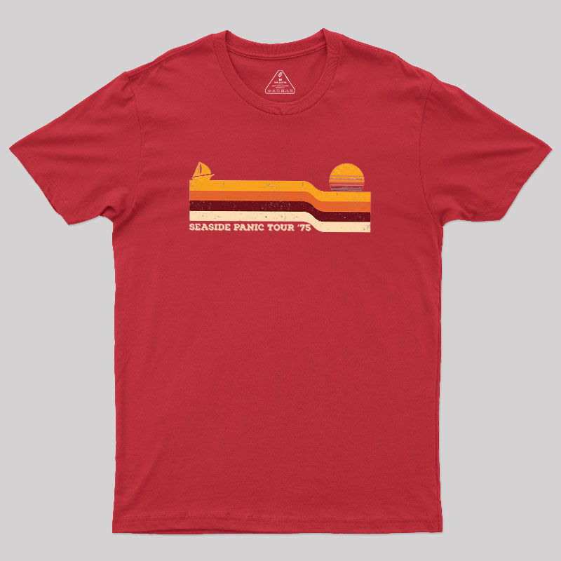 Seaside Panic Tour 75 Geek T-Shirt