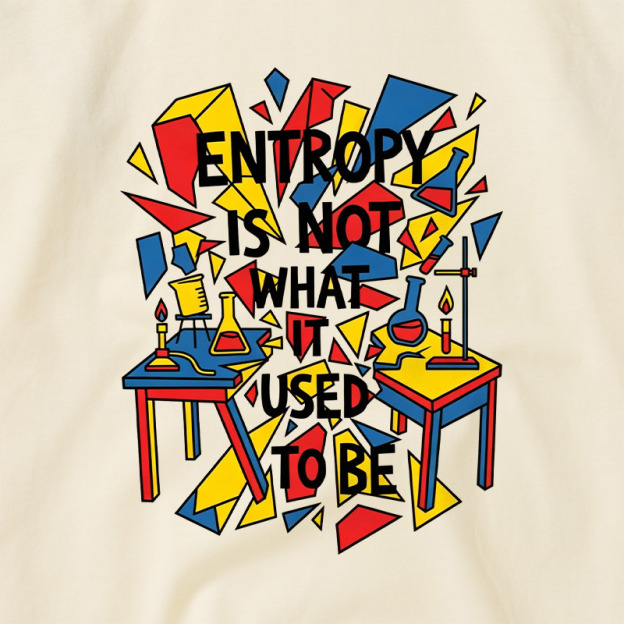 Entropy Is Not What It Used To Be Geek Retro Raglan T-Shirt