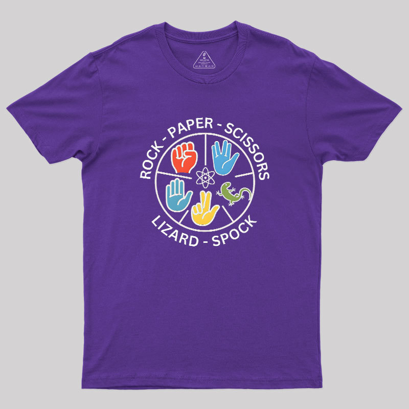 Rock Paper Scissors Geek T-Shirt