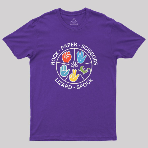 Rock Paper Scissors Geek T-Shirt