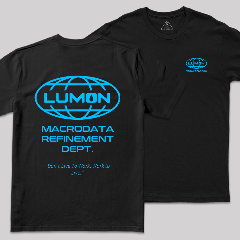 Personalized Lumon Scifi Front and Back Printing Geek T-Shirt