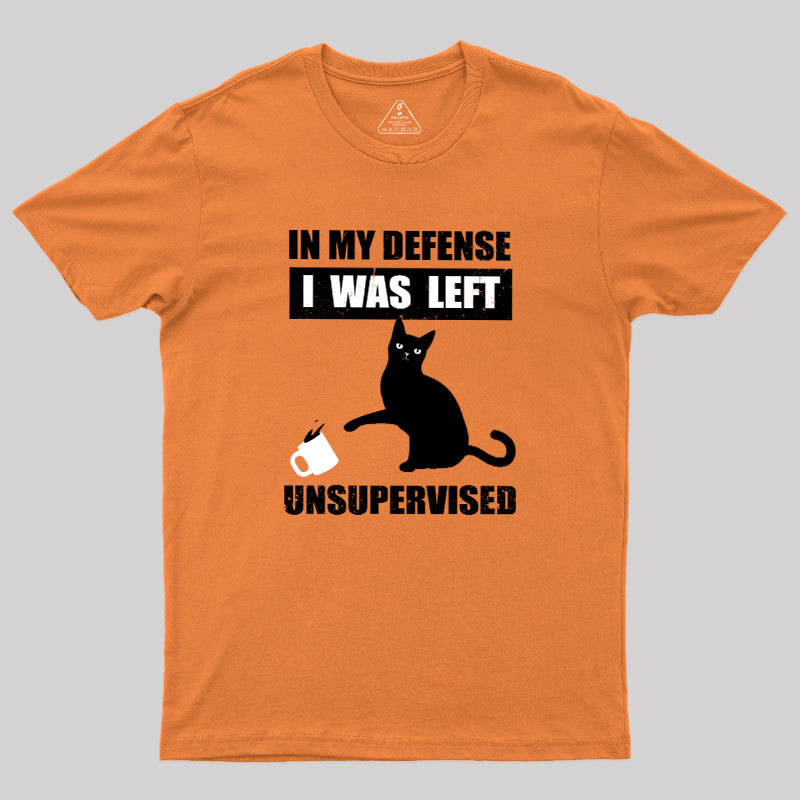 In My Defense I Was Left Geek T-Shirt
