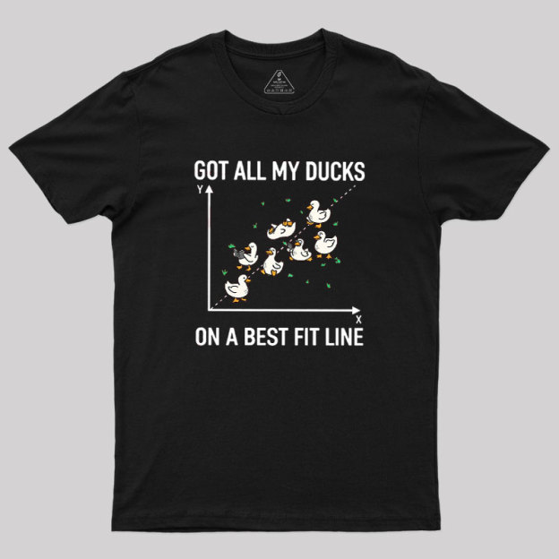 Ducks in a Row Geek T-Shirt