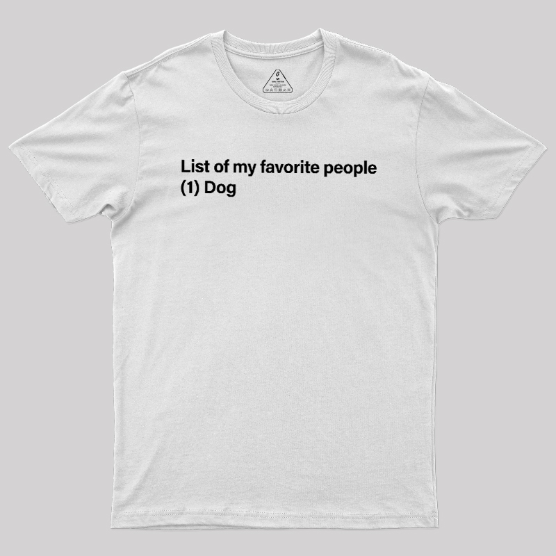 One and Only Dog Geek T-Shirt