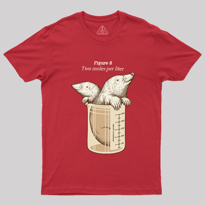 Mole Per Liter Geek T-Shirt
